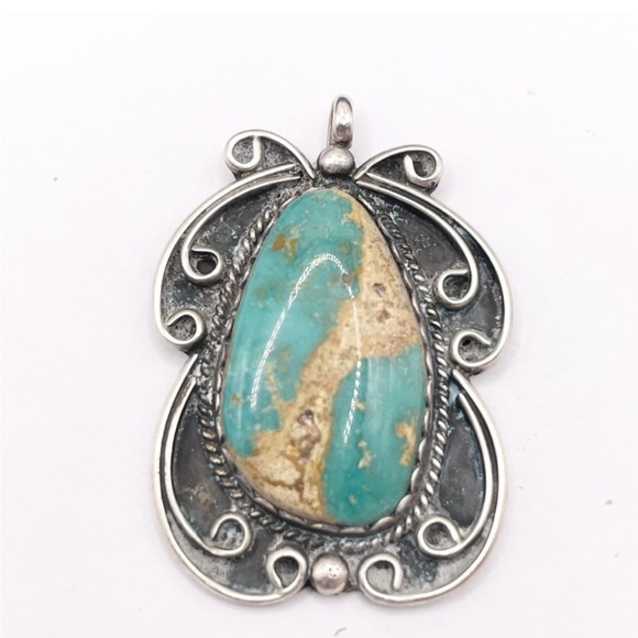 Navajo Royston Turquoise 925 Sterling Silver Ring - Picture 7 of 7